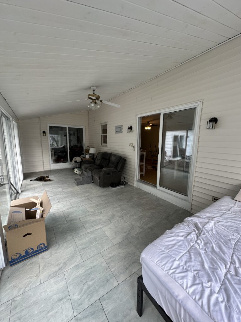 Painted Paitio that is bright